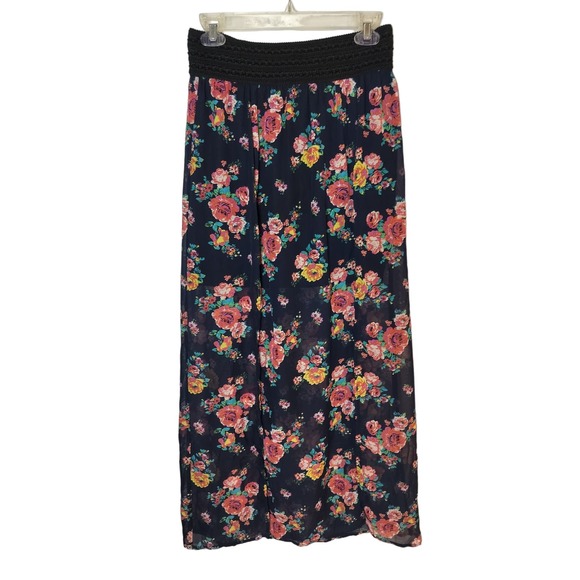 No Boundaries Floral Maxi Skirt with liner - Picture 1 of 9